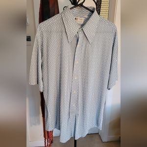 Vintage 1970s Short-Sleeve Button-Up Shirt